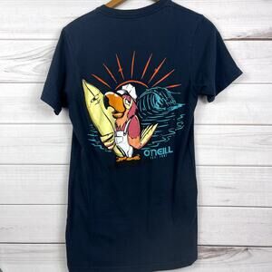 O'Neill‎ Early Bird Navy Blue Men's Short Sleeve T-Shirt Size Small